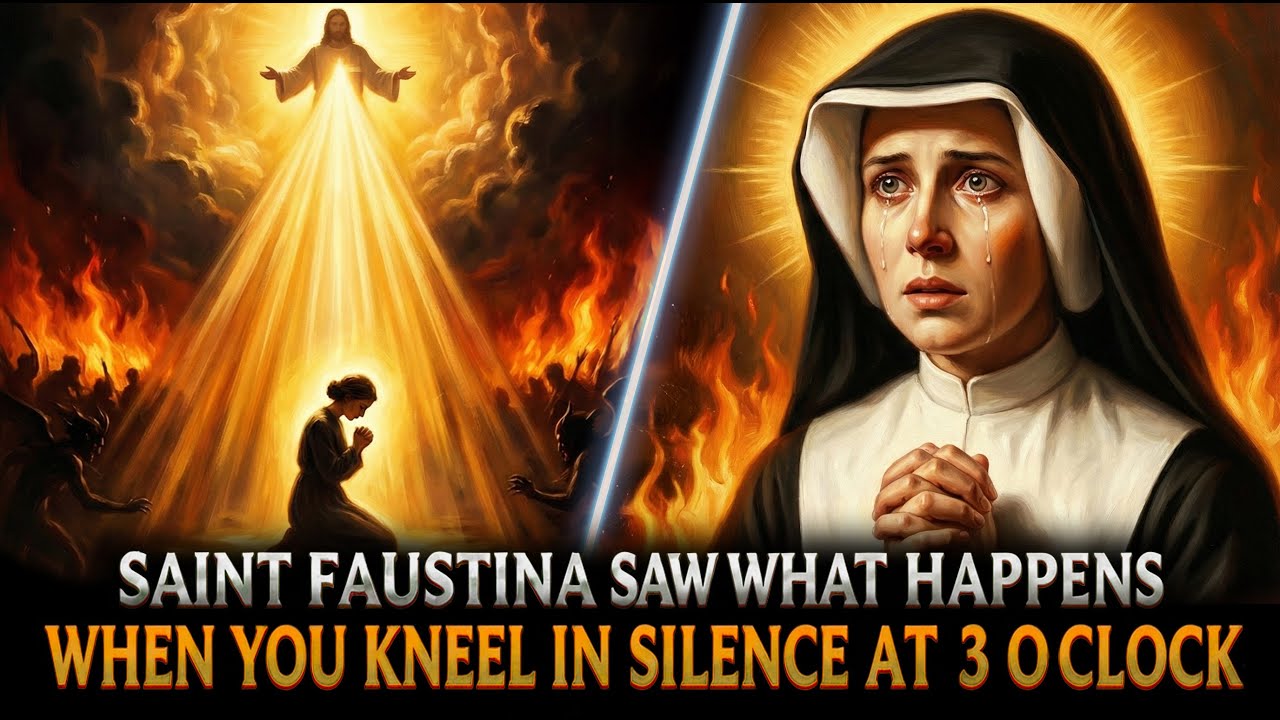 Saint Faustina Saw What Happens When You Kneel in Silence at 3 O'Clock — No One Talks About This