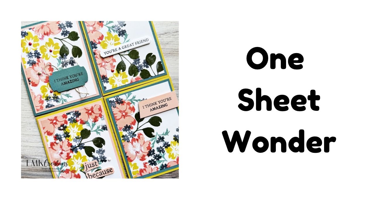 One Sheet Wonder with Petals of Beauty 