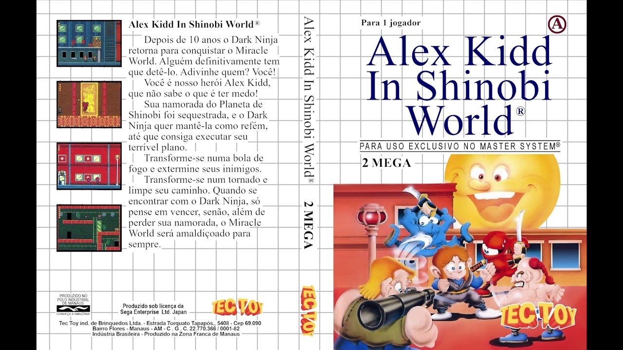Alex Kidd in Shinobi World - Master System | Original Sound Track High Quality