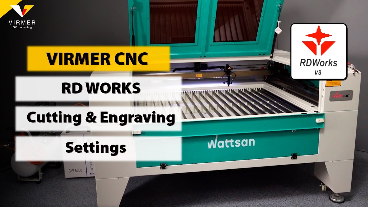 HOW TO WORK with RDWorks / Installation, file import, cutting & engraving parameters