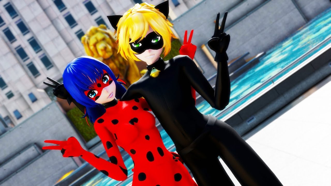 【MMD×Miraculous】Never Look Back【Ladybug×Chat Noir】【60fps】