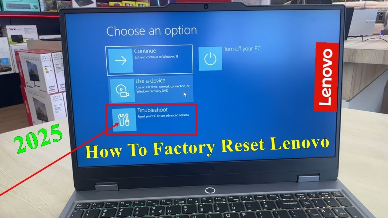 How to factory reset, restore your Lenovo | How to reset Your Lenovo LOQ Laptop 2025