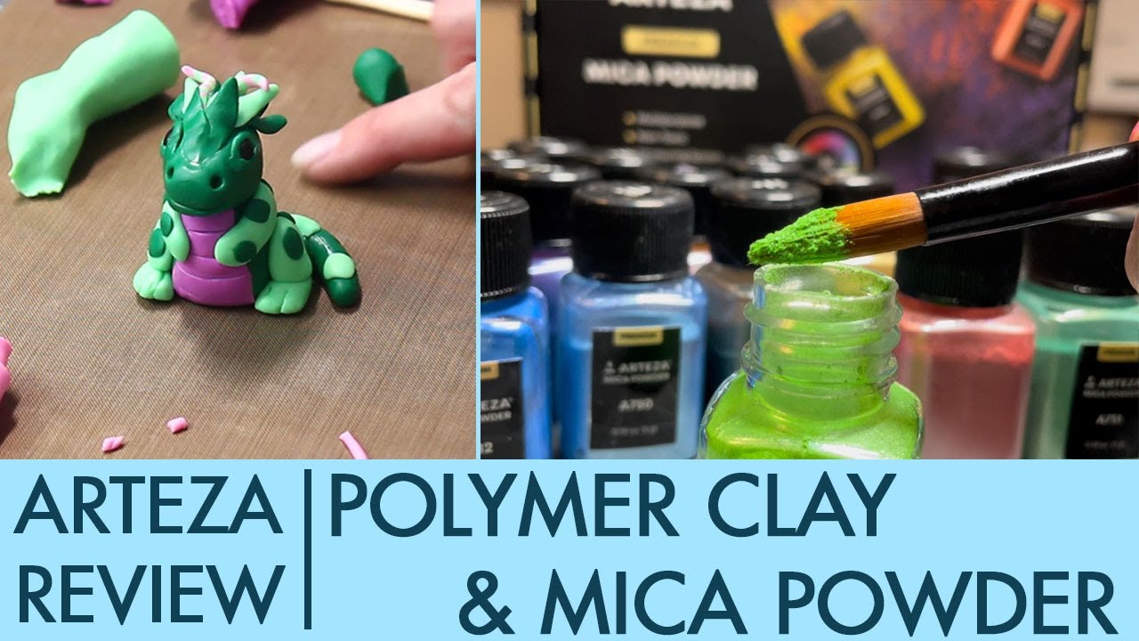 Arteza Review: Polymer Clay & Mica Powder