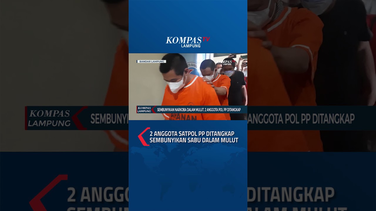 2 Anggota Satpol PP Ditangkap, Sembunyikan Sabu di Dalam Mulut