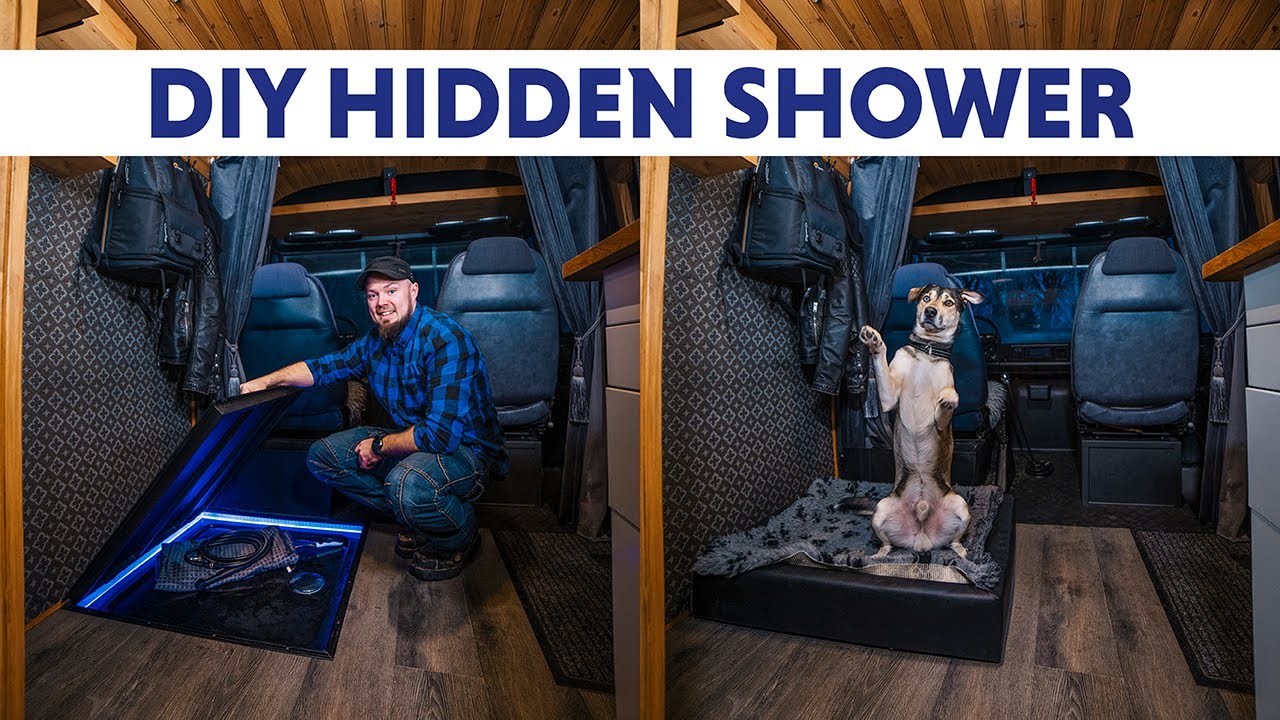 Our DIY Hidden Winter Shower. How To Build. Pluses & Minuses.