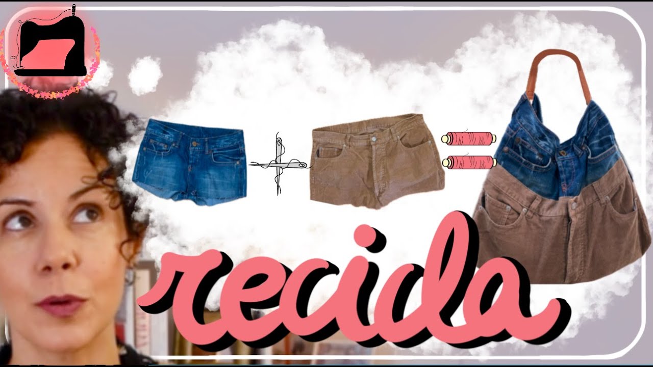 ¡Recicla pantalones y cose un bolso!