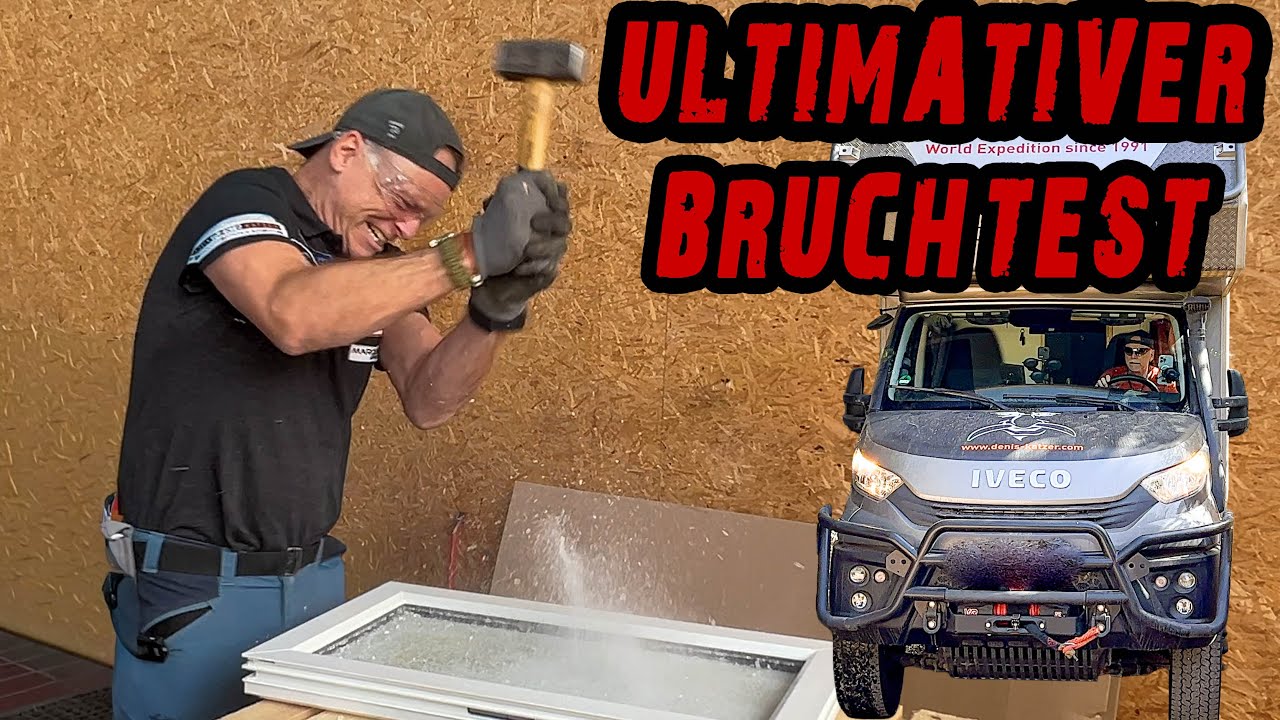 💥 Dieses KCT-Wohnmobilfenster hätte brechen müssen – tat es jedoch nicht.