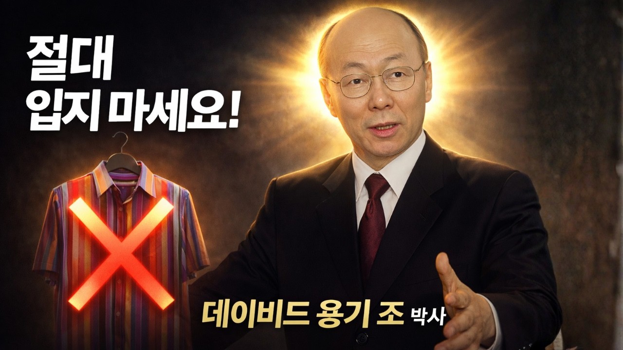 하나님께서 제게 계시하셨습니다 — 이 색깔 옷은 다시는 입지 마세요! | 데이비드 용기 조 박사