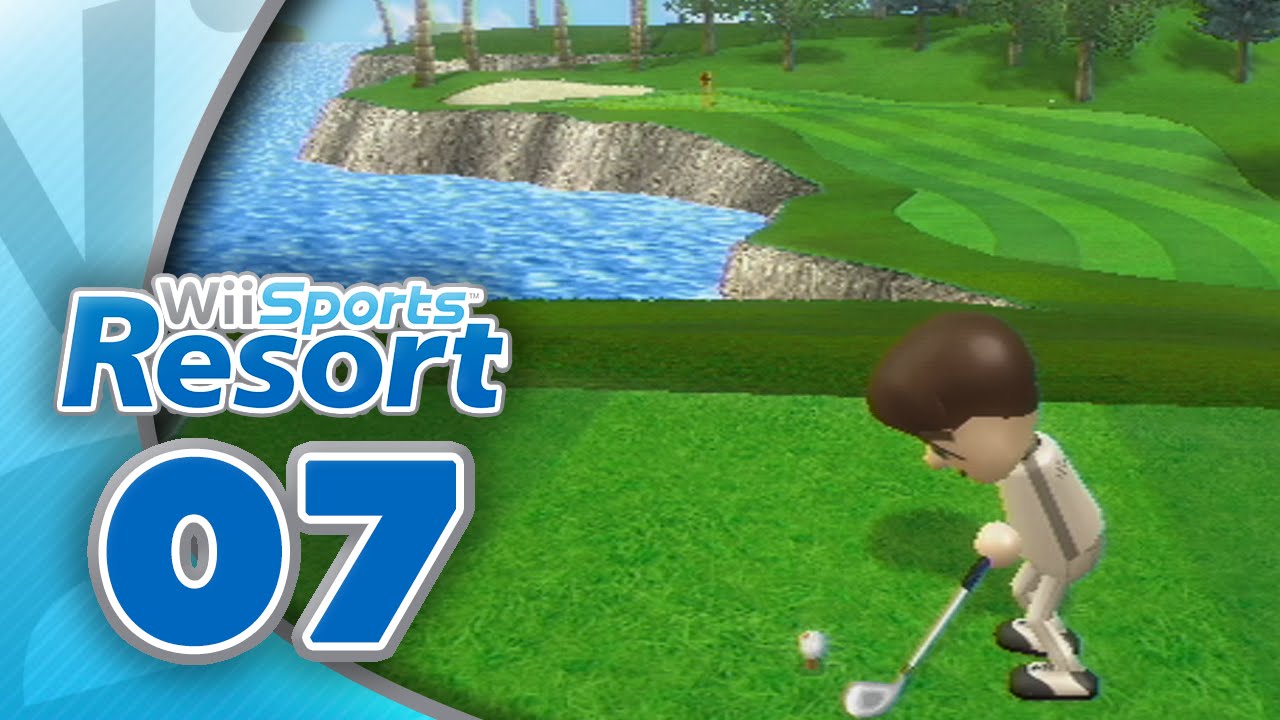 Wii Sports Resort: Часть 7 | Гольф (4 игрока)