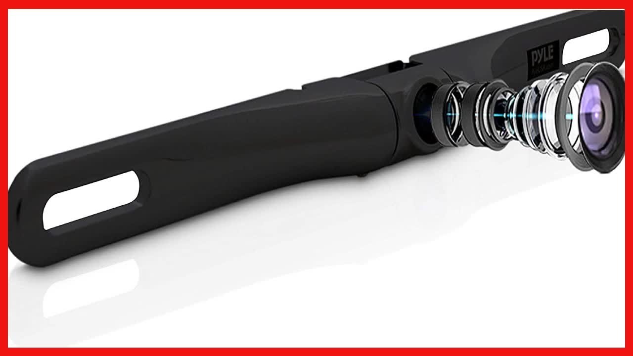 License Plate Rear View Camera - Built-in Distance Scale Lines Backup Parking/Reverse Assist