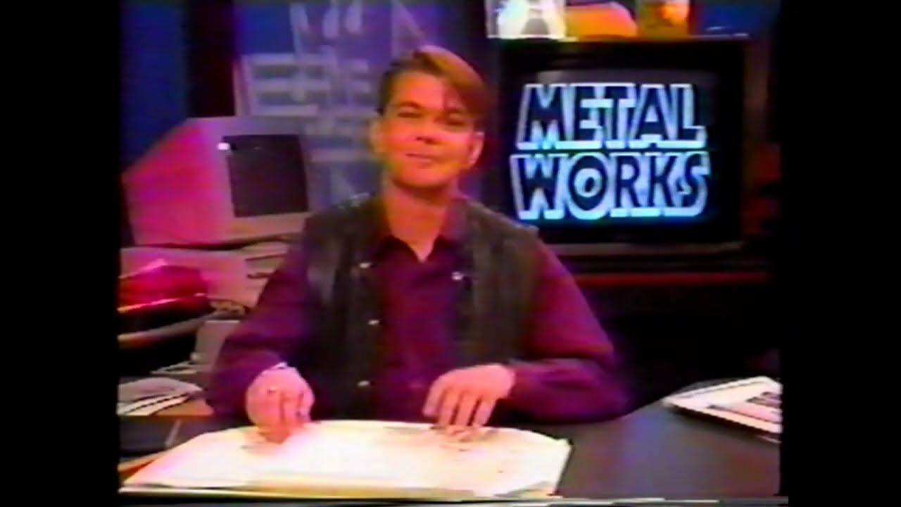 Triumph Gil Moore - MuchMusic Rock Flash - Metal Works Studio Christmas Party - 1986-12