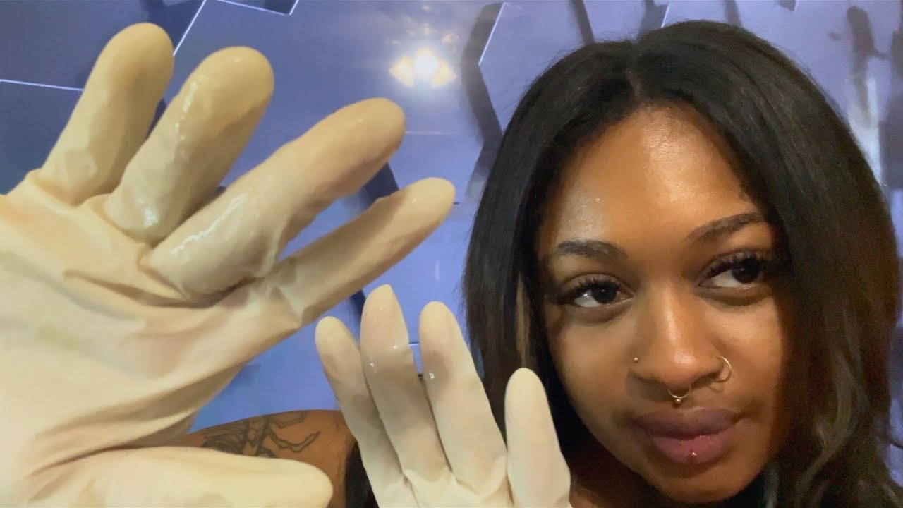 Spit Painting ASMR 🎨 | Late & Unhinged Face & Ear Exam| Roleplay  🤍 #asmr #spitpainting 