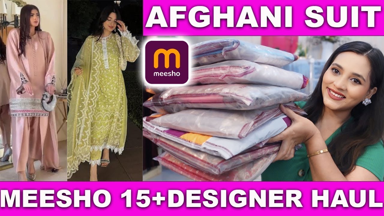 Meesho 15+ New Arrivals Haul || Partywear Outfit || Afghani Suit Sharara Set || Honest Review