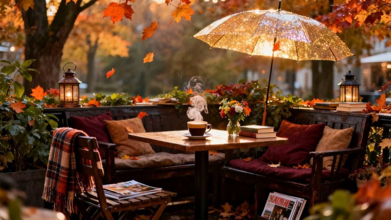 Soft Jazz for Study and Work - Under a Shimmering Umbrella...