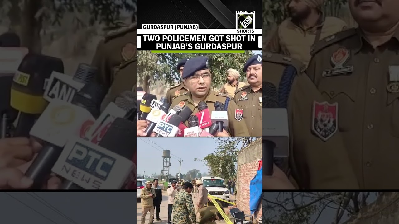 &lsquo;All angles are being covered in investigation&hellip;&rsquo;: SSP Gurdaspur Aditya Sharma as 2 Policemen shot