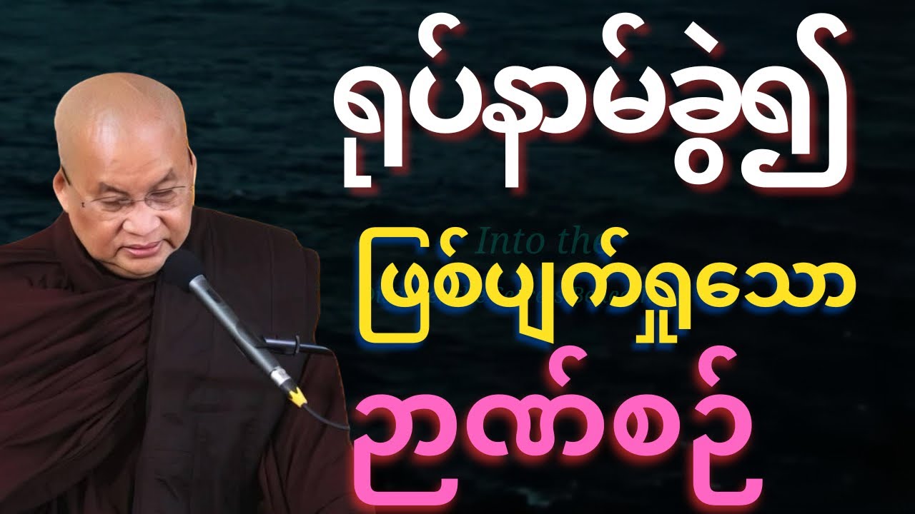 ရုပ်နာမ်ခွဲ၍ ဖြစ်ပျက်ရှုသော  ဝိပဿနာဉာဏ်စဉ် 