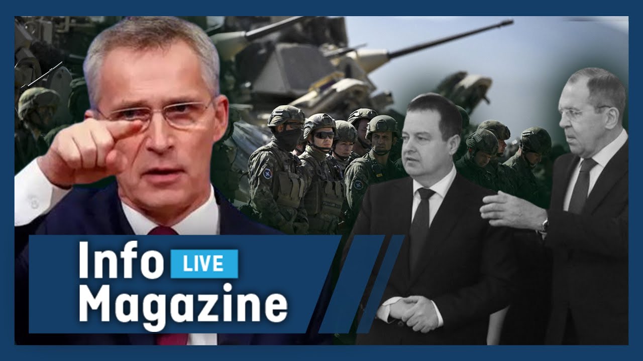 Info Magazine - Daçiq ‘ik’ te Lavrovi në Rusi, NATO e forcon KFOR-in në Kosovë -  21.03.2024