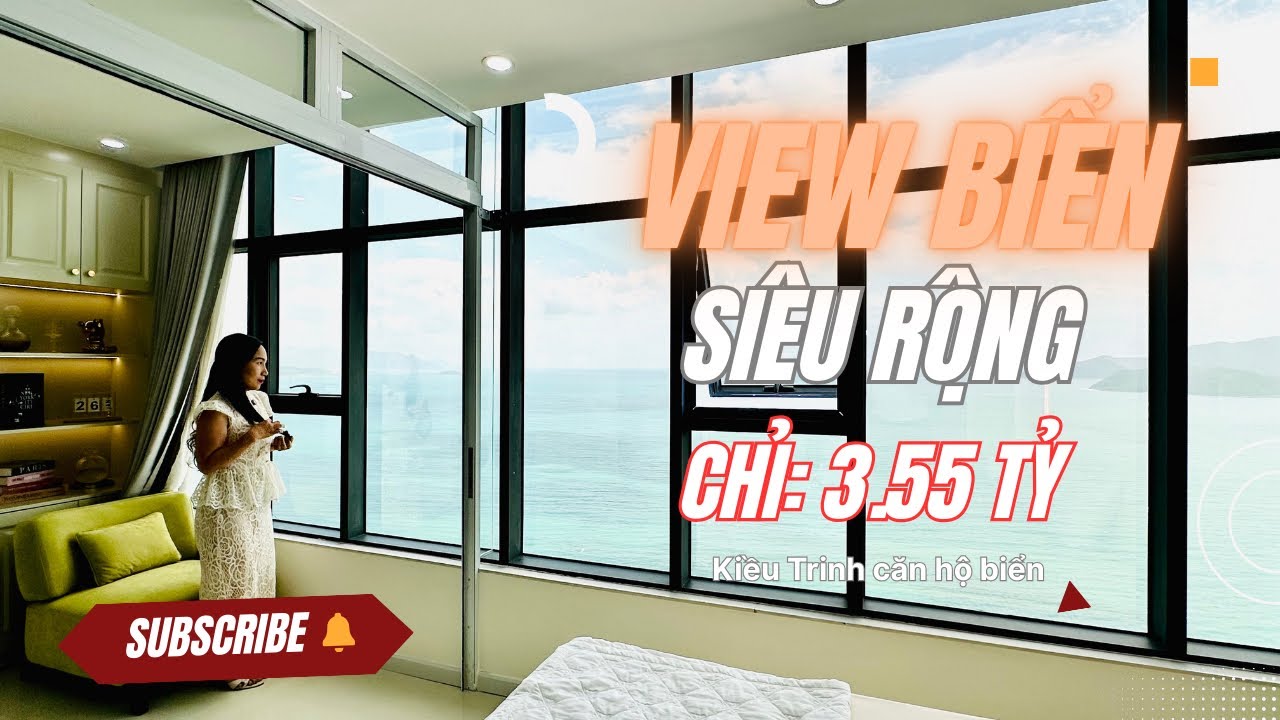 Sống giữa biển Trần Phú Nha Trang – Căn hộ tầng 44, nhà hoàn thiện rất đẹp, vào ở ngay | 3,55 tỷ