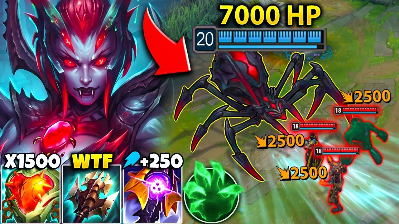 ELISE BUT I'M THE BIGGEST SPIDER YOU'VE EVER SEEN (7000 HP TANK ELISE)