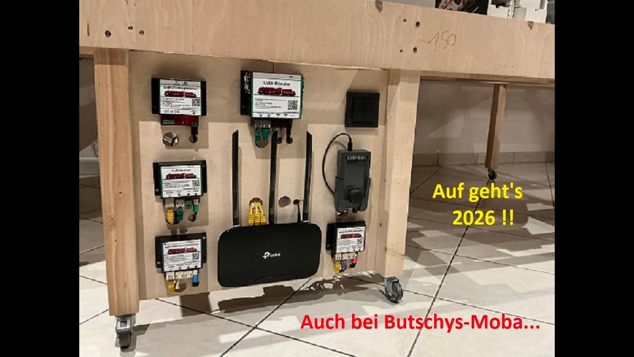 Baubericht meiner Märklin C Gleis Modellbahn,meine Zentrale #17