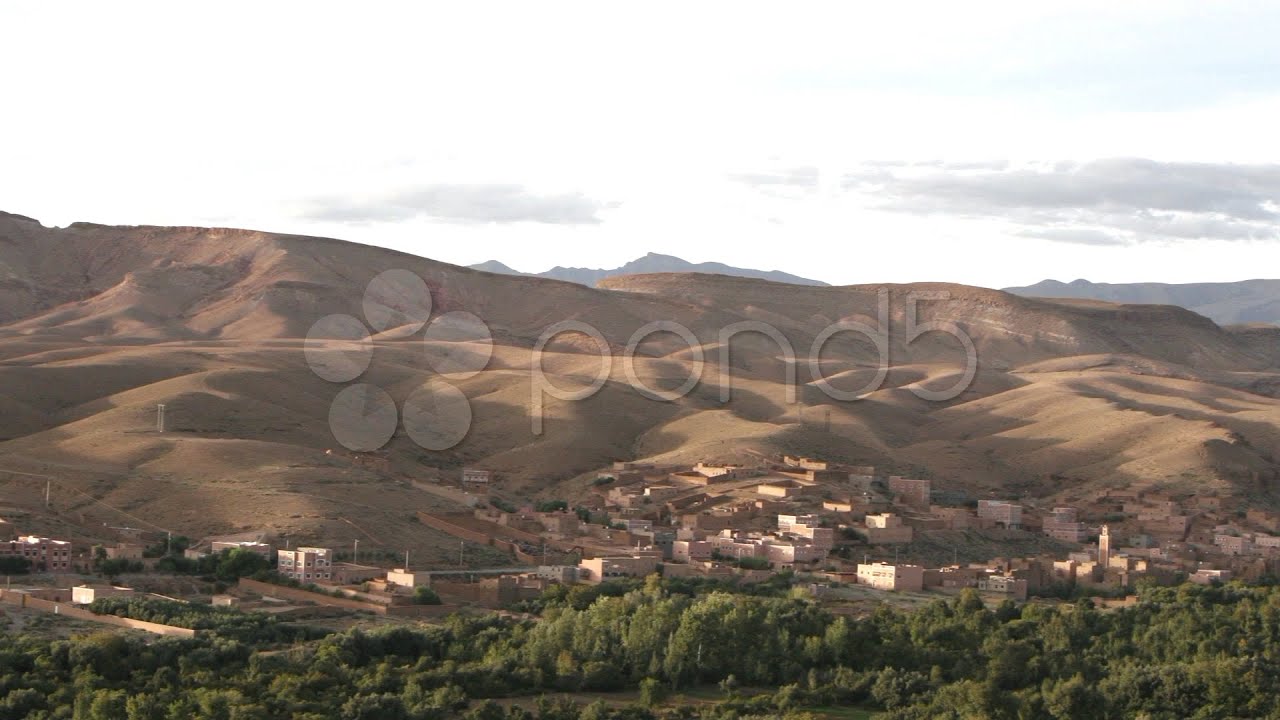 Boumalne Dades time lapse. Stock Footage