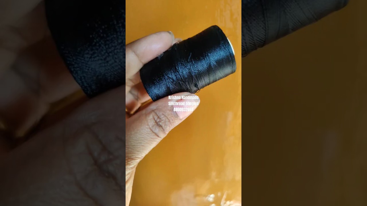 silk thread bangles black colour  #shortfeed #bangle