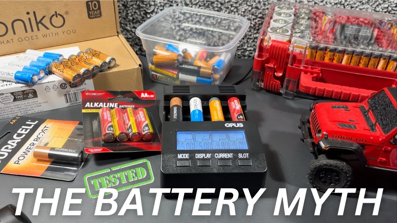 Something Doesn't Add Up! e-Circuit vs Duracell Voniko & Amazon Basics AA Batteries | Opus Charger