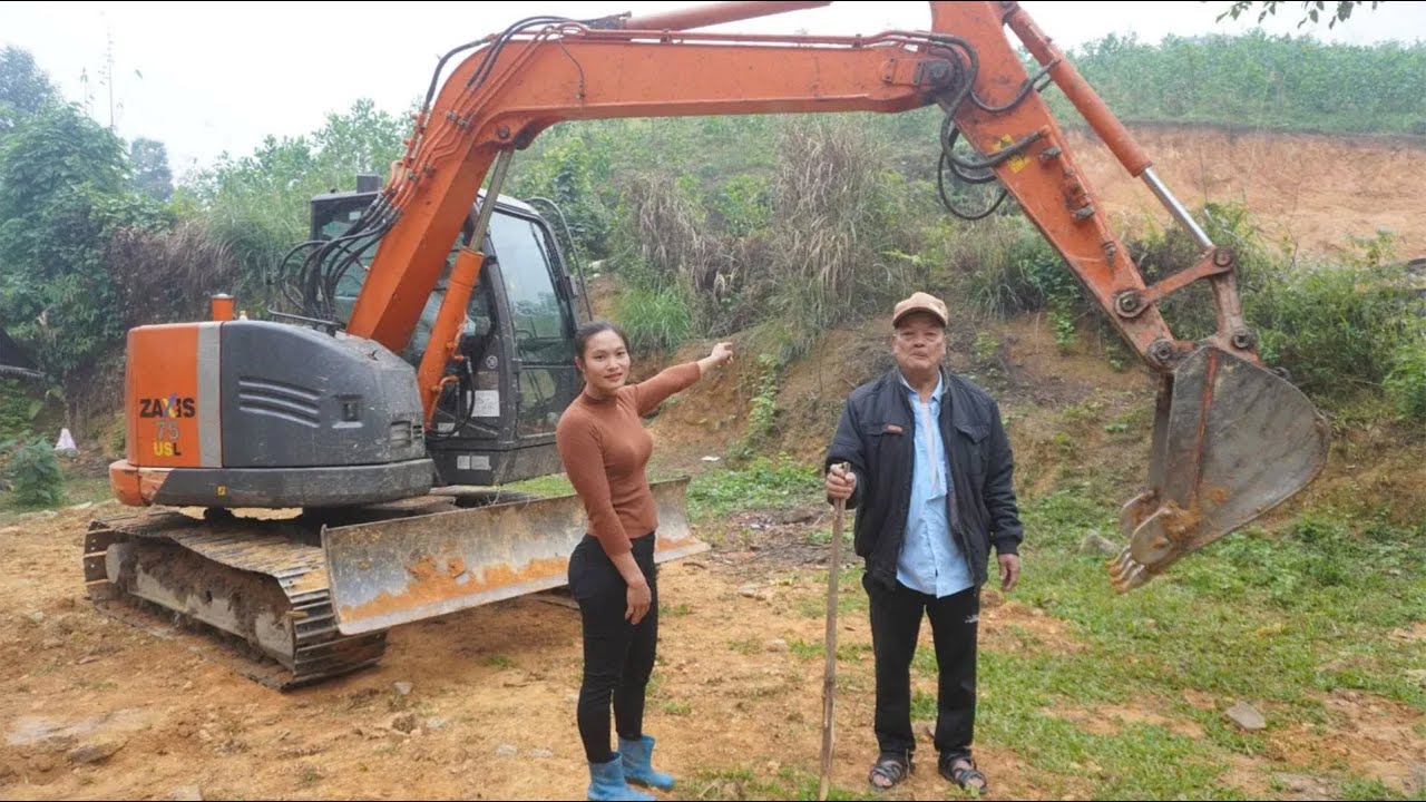 Full TIMELAPSE: Help a 75 year old couple, a poor household in the mountains, build a new house