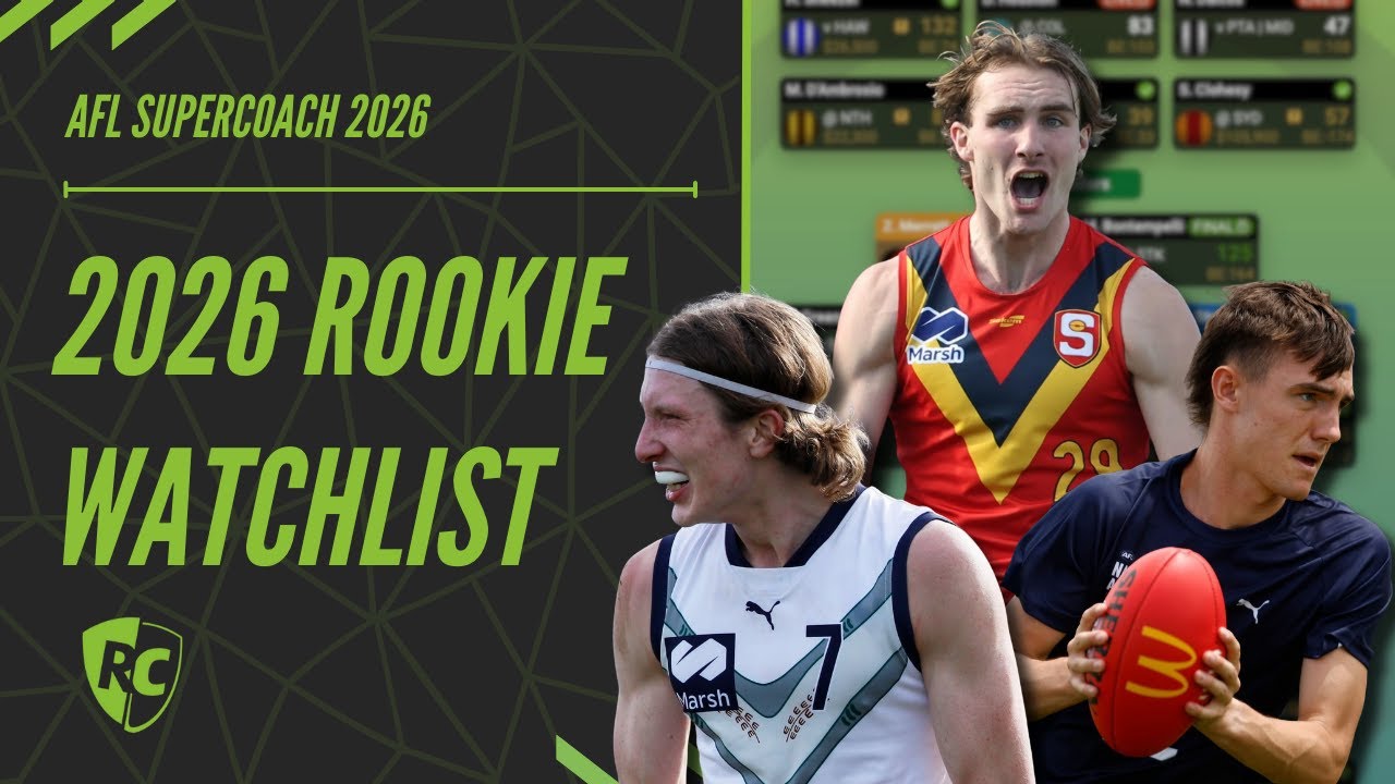 Rookie Looking At Rookies | Pre-season | AFL Supercoach 2026
