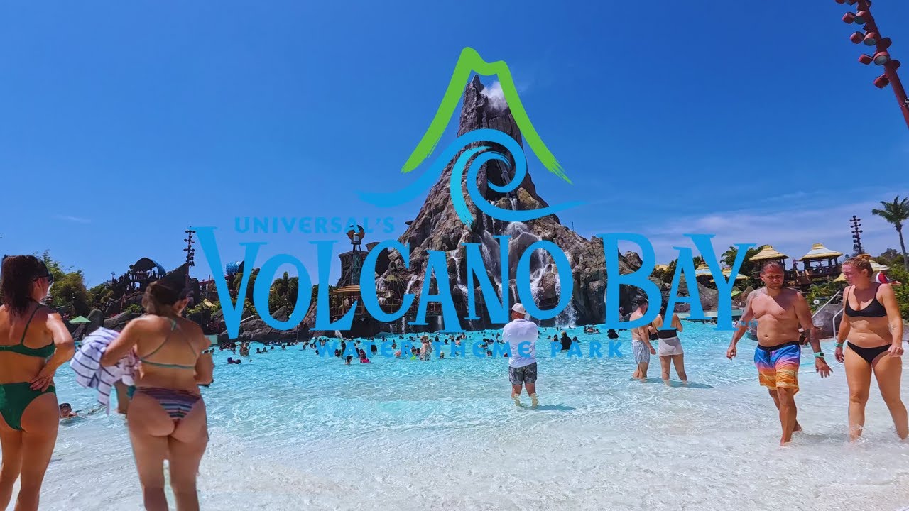Volcano Bay Universal Orlando | 2025 4K60fps Complete Walkthrough Tour and Overview