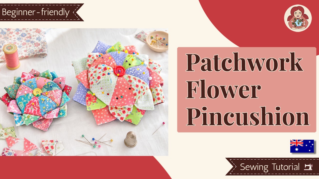 DIY | Mandala Flower Pin Cushion FREE PATTERN DOWNLOAD | Sami Doll Tutorials