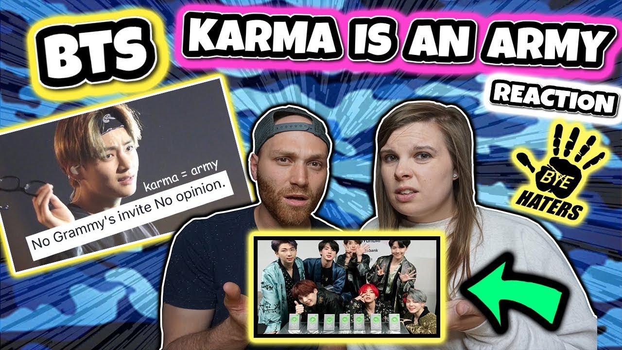 karma is an army BTS REACTION
