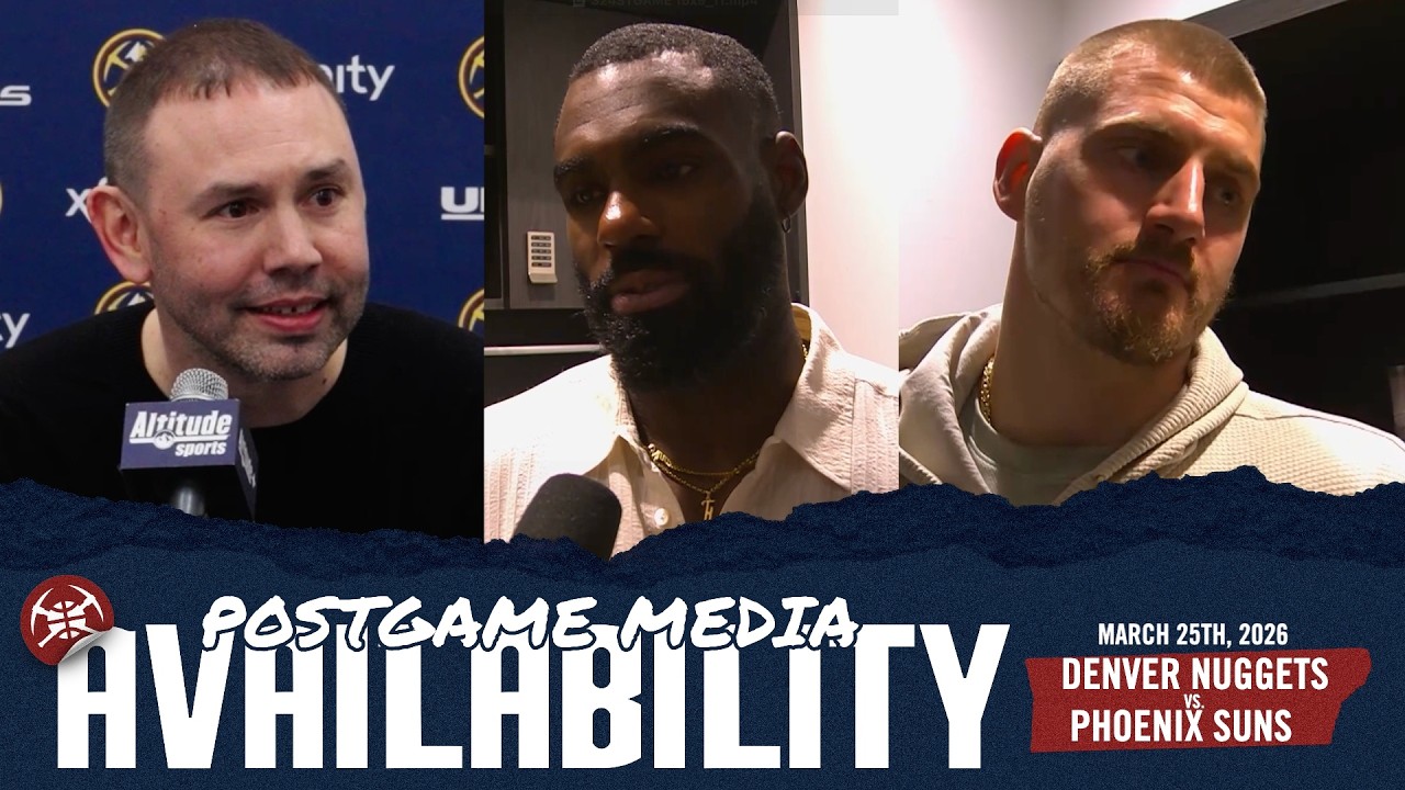 Все послематчевые интервью Denver Nuggets против PHX 🎙️