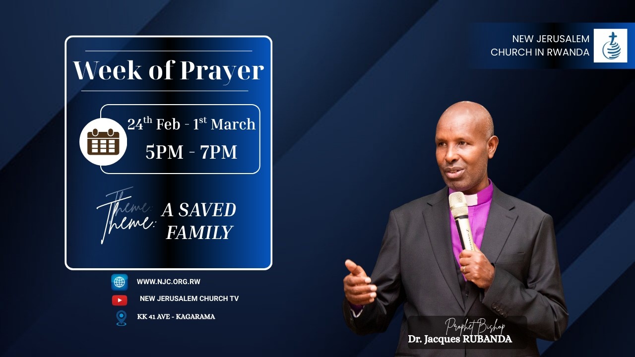 PRAYER WEEK #DAY3 - Prophet Bishop Dr. Jacques RUBANDA 26th February 2026