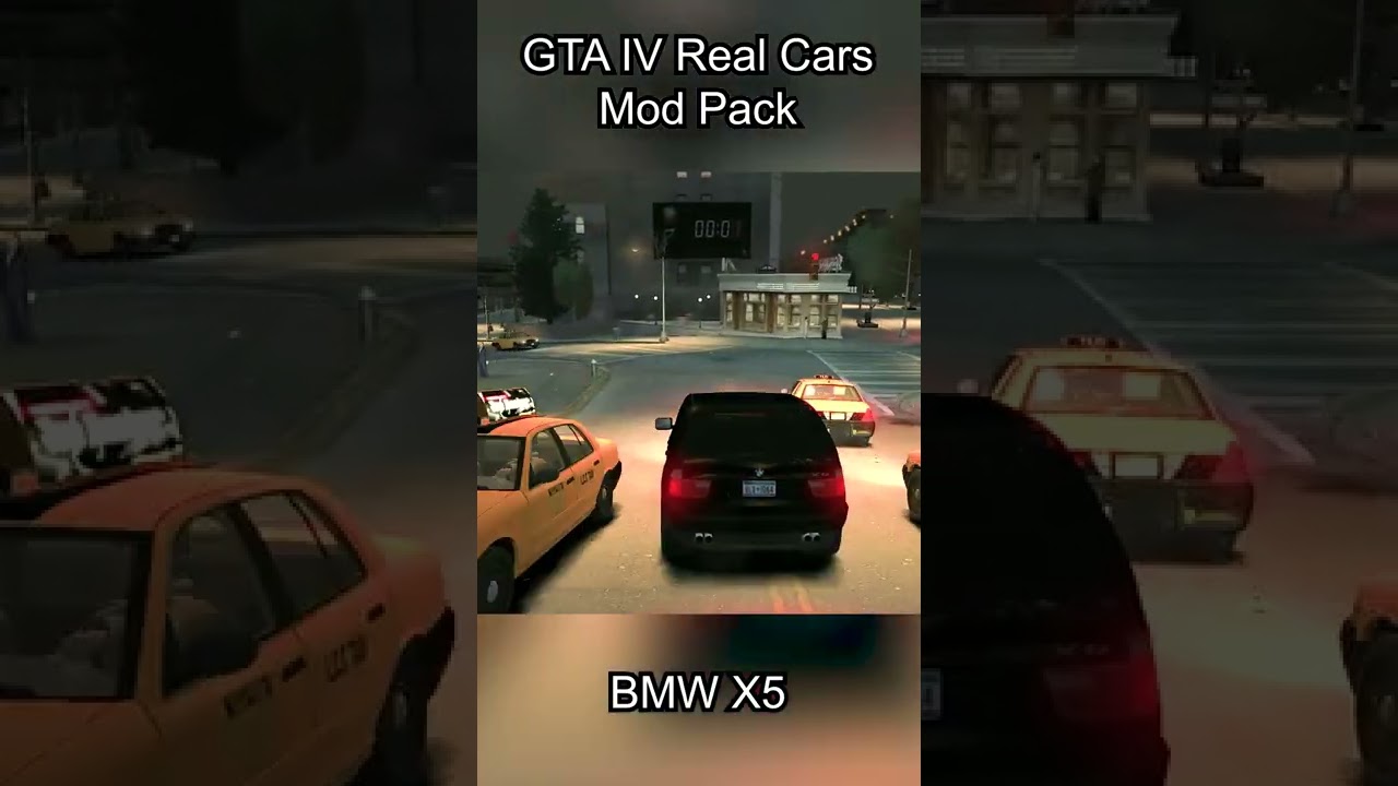 GTA IV Real Cars Mod - BMW X5 #shorts