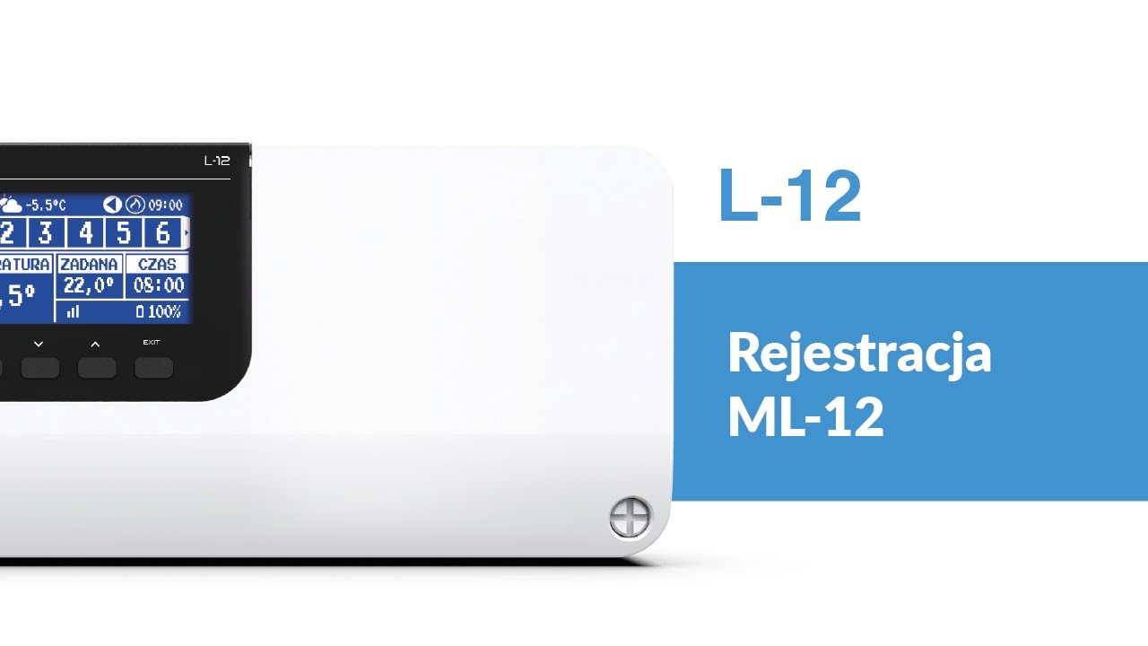 Rejestracja w komunikacji bezprzewodowej lub przewodowej modułu rozszerzającego ML-12 do listwy L-12