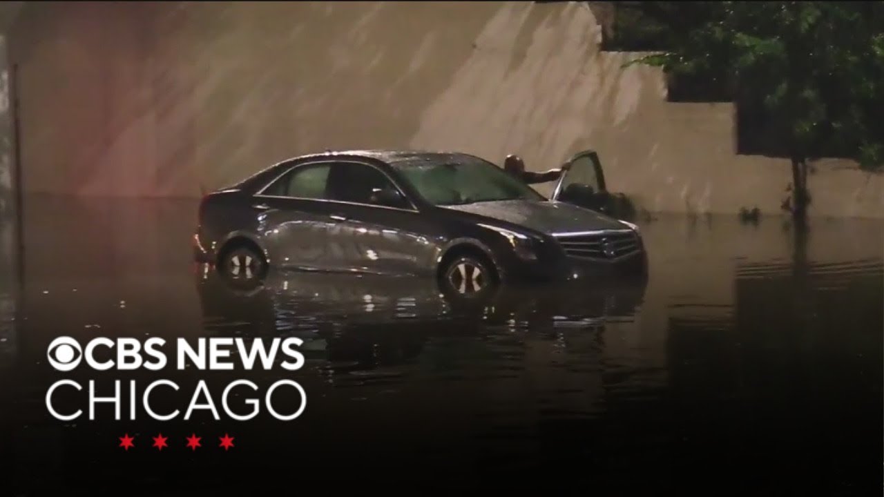 Storms leave some drivers stranded on flooded roads