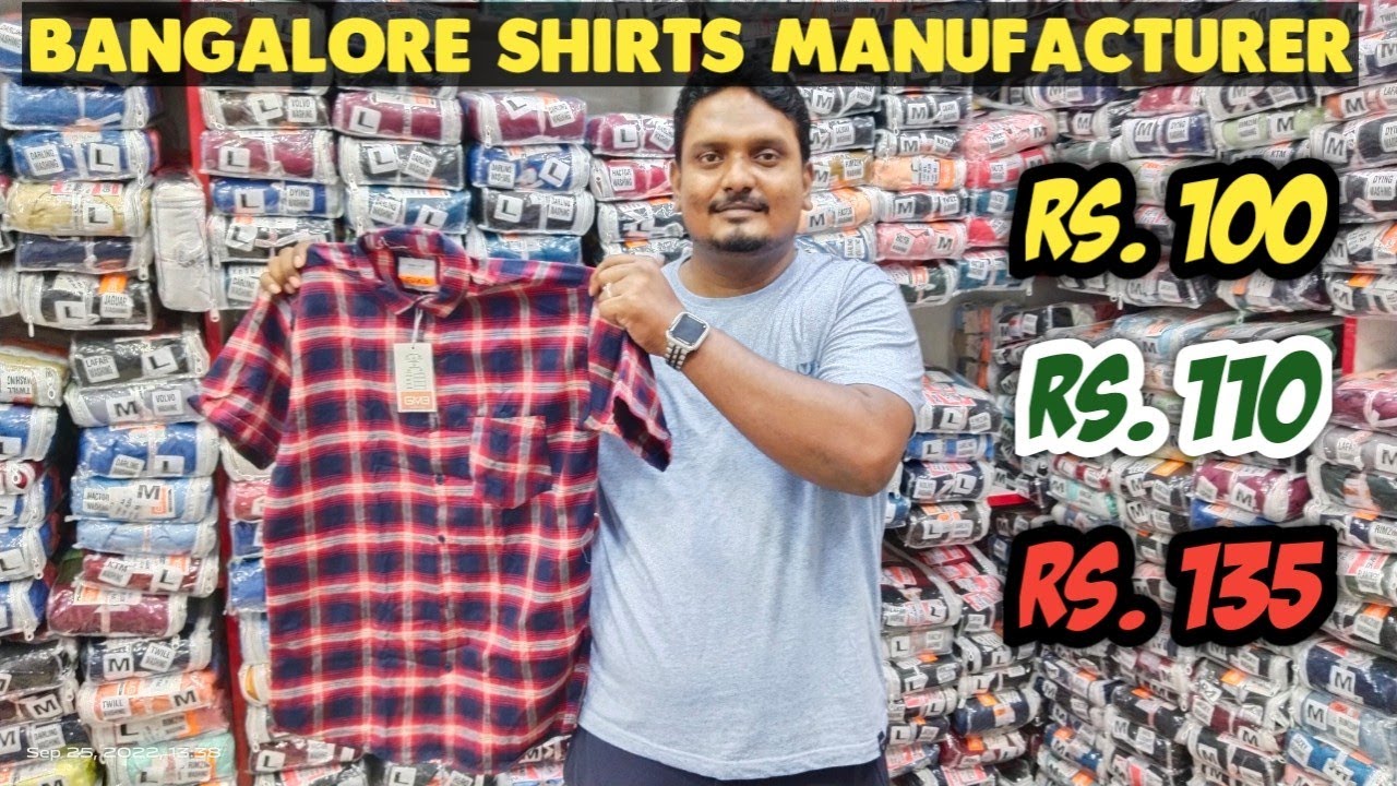 ரூ. 100 முதல் Shirts | Bangalore Shirts Manufacturer | Shirts Wholesale | Nipra Garments