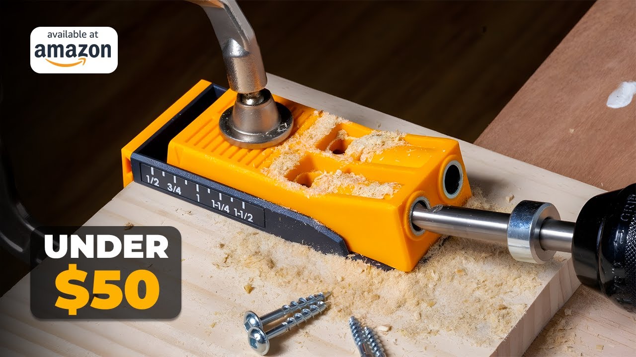 30 Coolest Woodworking Tools Under $50 on Amazon | Woodpeckers, Kreg, Milescraft, Saker and more