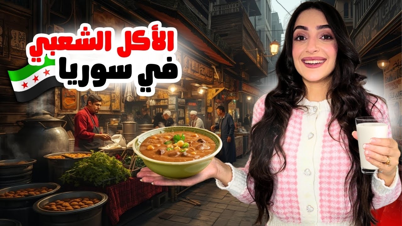 أشهر الأكلات الشعبية الدمشقية | جولة بشوارع دمشق 2025 😍