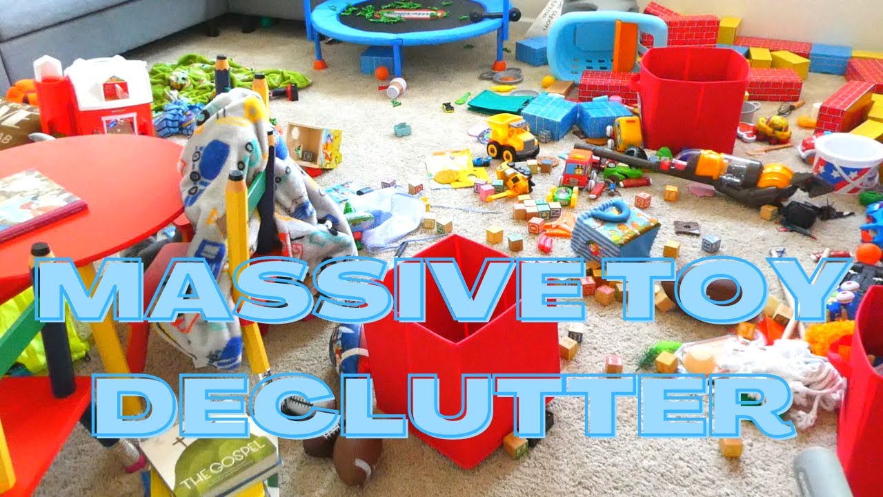 EXTREME TOY DECLUTTER WITH ME I DECLUTTERING OUR PLAY ROOM II TOY INVENTORY FOR CHRISTMAS