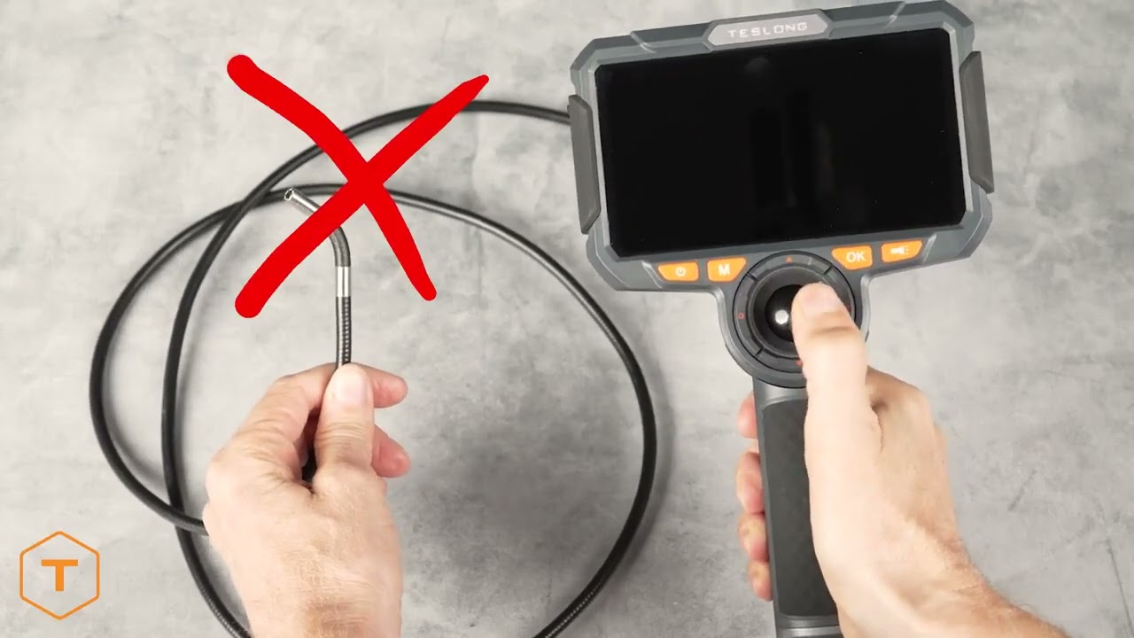 Teslong TF600 4-way Articulating Borescope First Use Video Manual