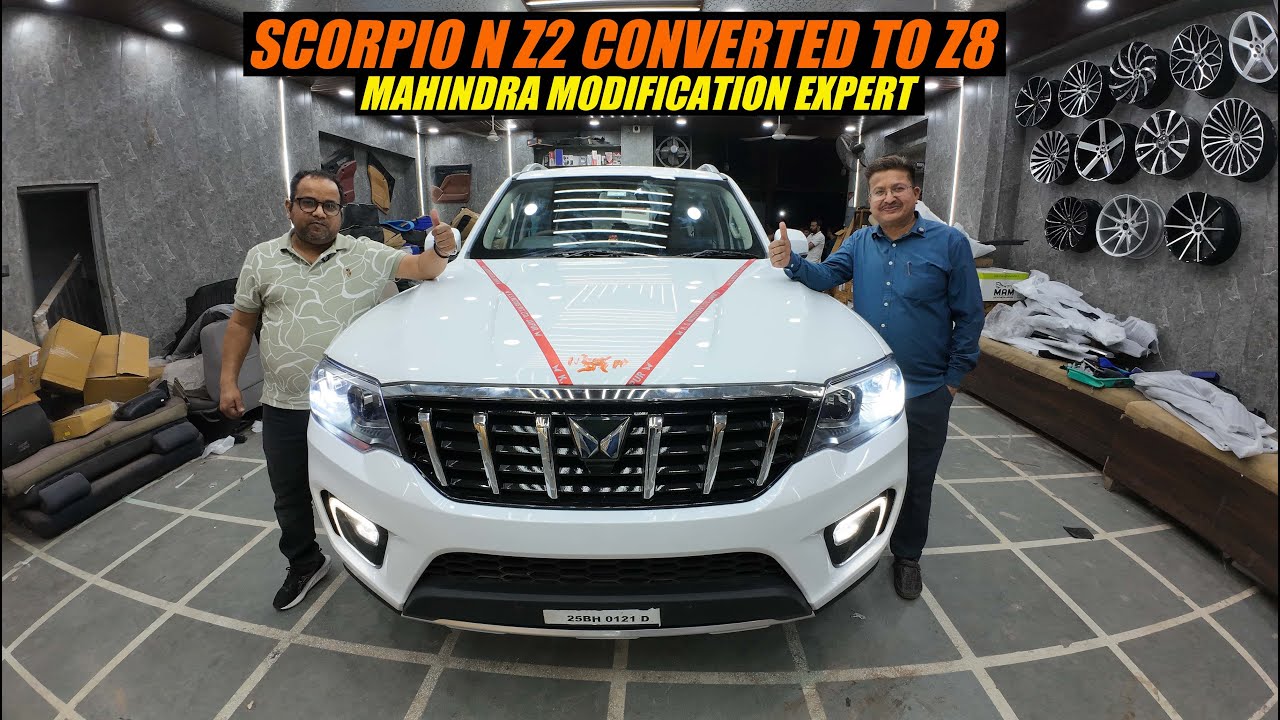 PRICES के साथ 💲 SCORPIO N Z2 Budget Modfication   | MAHINDRA GENUINE ACCESSORIES पर भारी DISCOUNTS