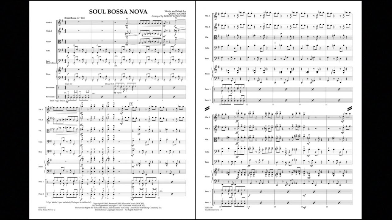 Soul Bossa Nova by Quincy Jones/arr. Robert Longfield