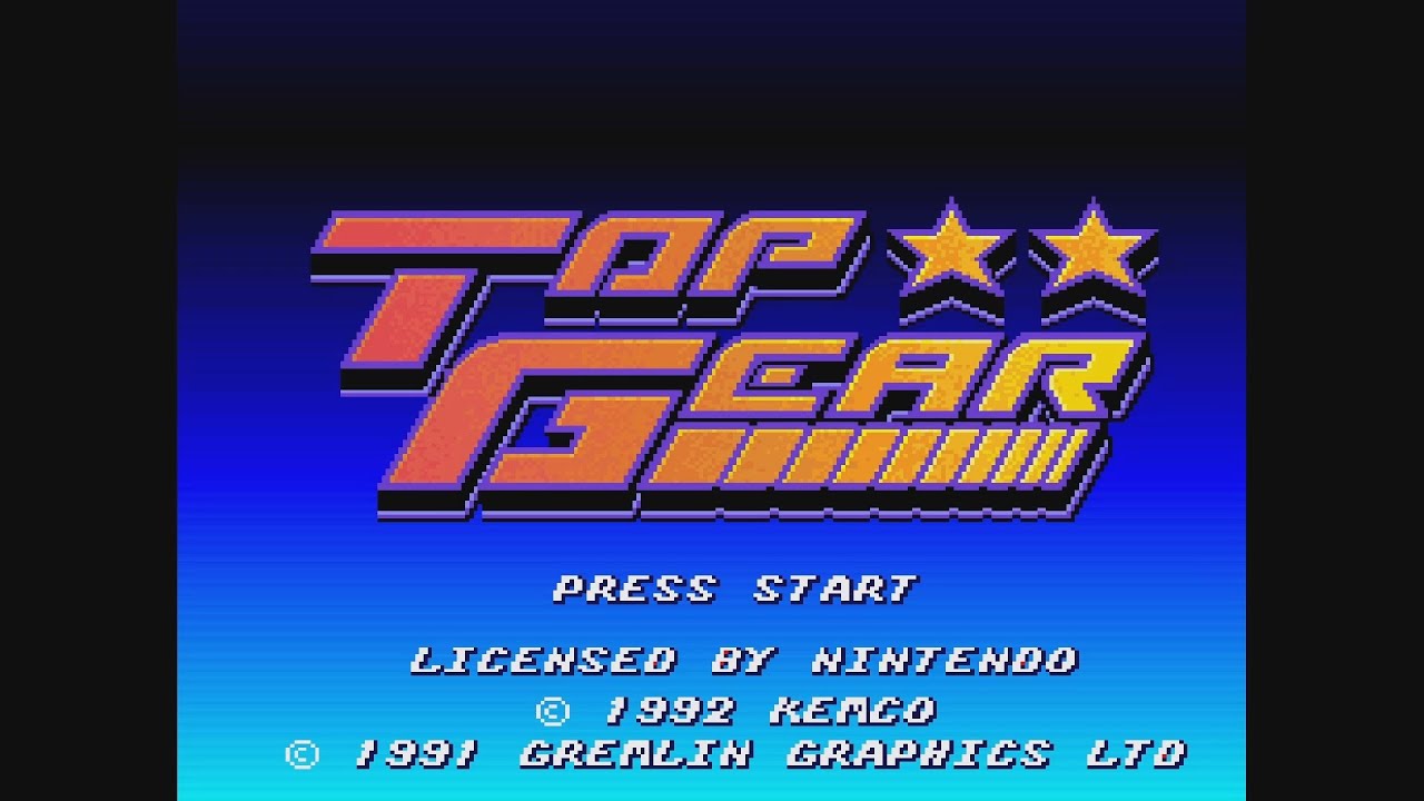 20 Mins Of...Top Gear Intro (US/SNES)