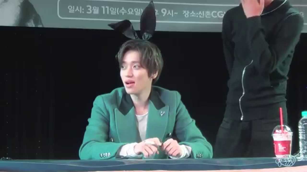 [니엘] 150311 신촌팬사인회 - 머리띠가 괴롭혀