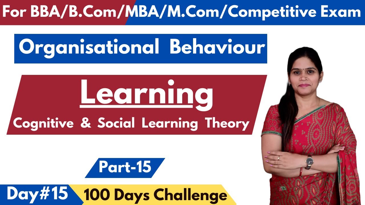 Cognitive & Social Learning Theory | Theories  Of Learning | Learning  | Meaning | Theories | BBA |