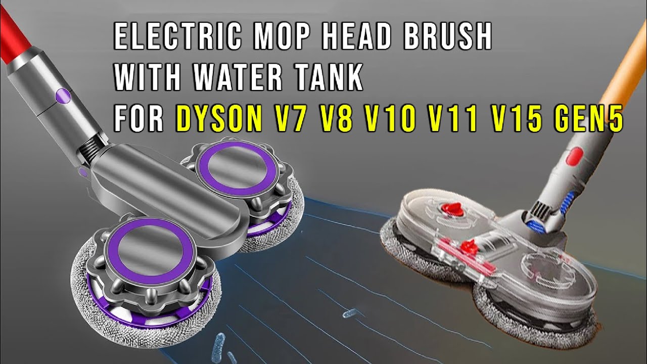 Электрическая швабра с насадкой-щеткой и резервуаром для воды для Dyson V7 V8 V10 V11 V15 Gen5 | Запчасти для пылесосов