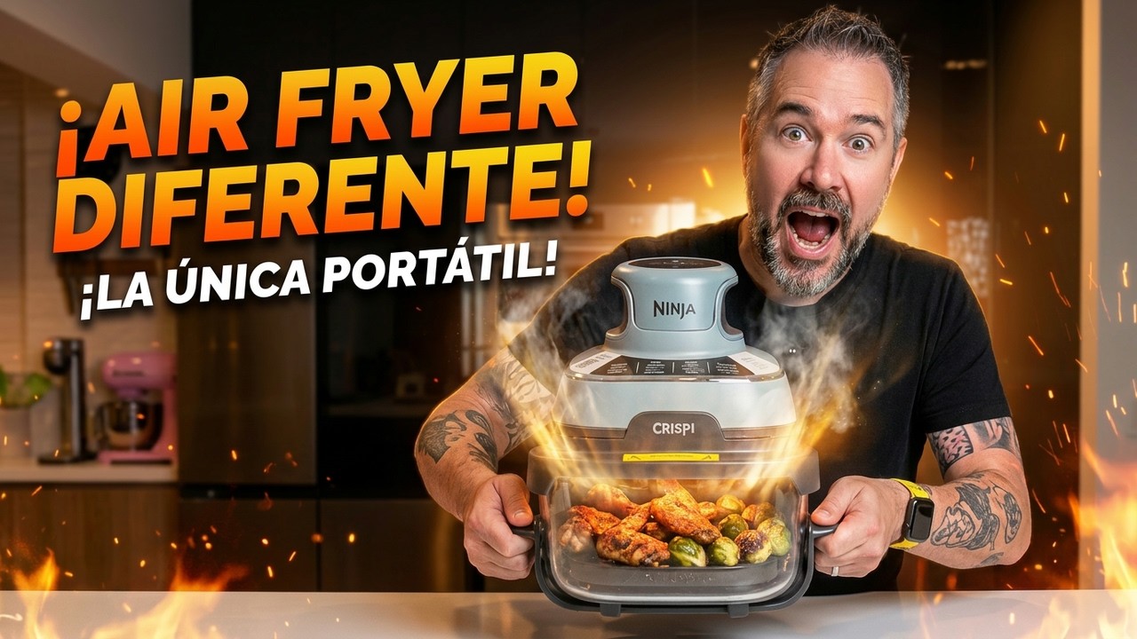 Este air fryer portátil es diferente | Ninja Crispi