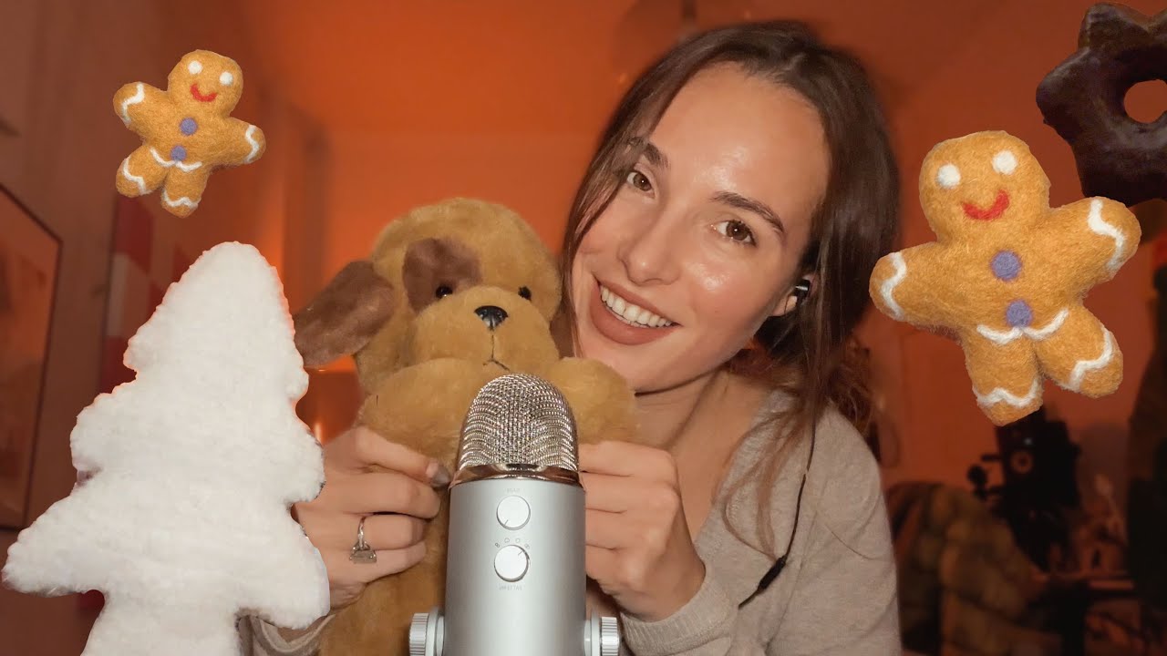1 hour tingly ASMR christmas special 🎄 | triggers, hand movements, mouth sounds & mukbang